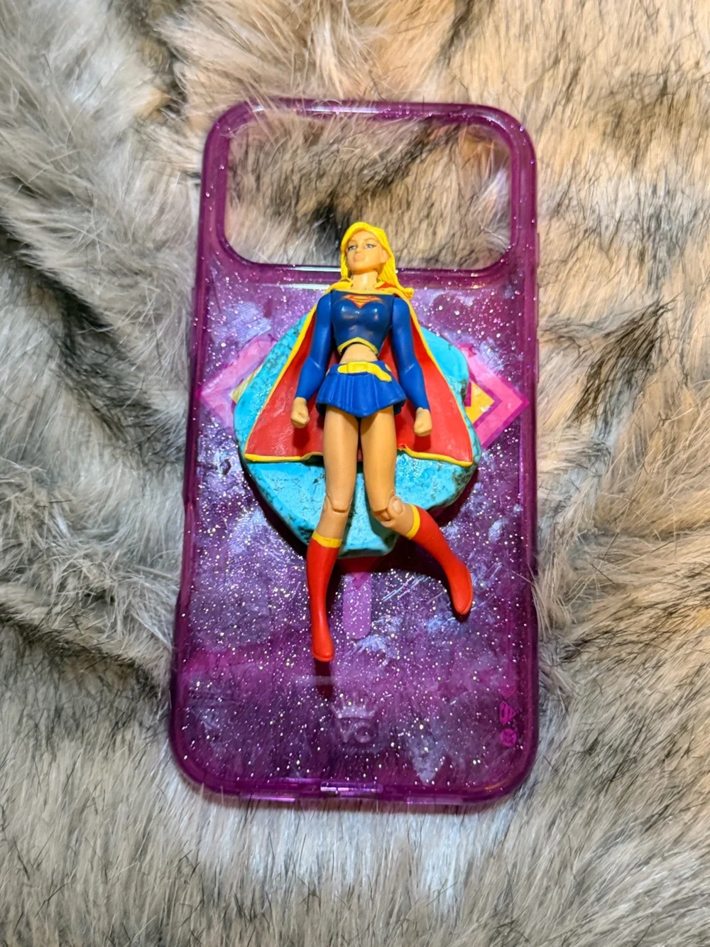 with Supergirl Figurine magsafe grip